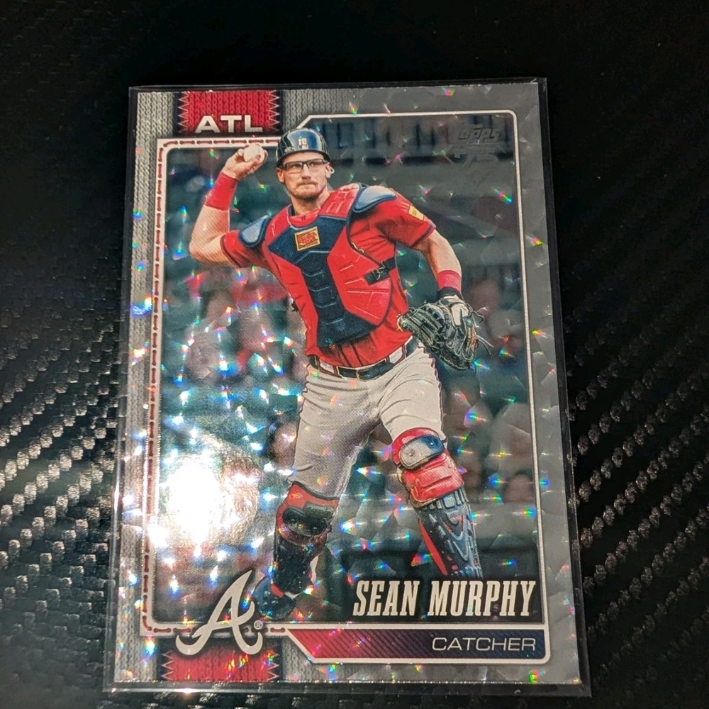 Topps Sean Murphy Atlanta Braves Red Navy Catcher Baseball Card